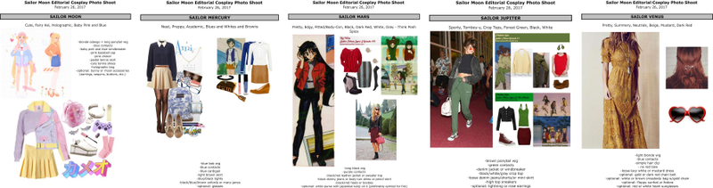 A collection of outfit inspiration drafts put together by Punziella, Sapphire Sets & Lisha Lash (click the magnifying glass icon to expand the image)